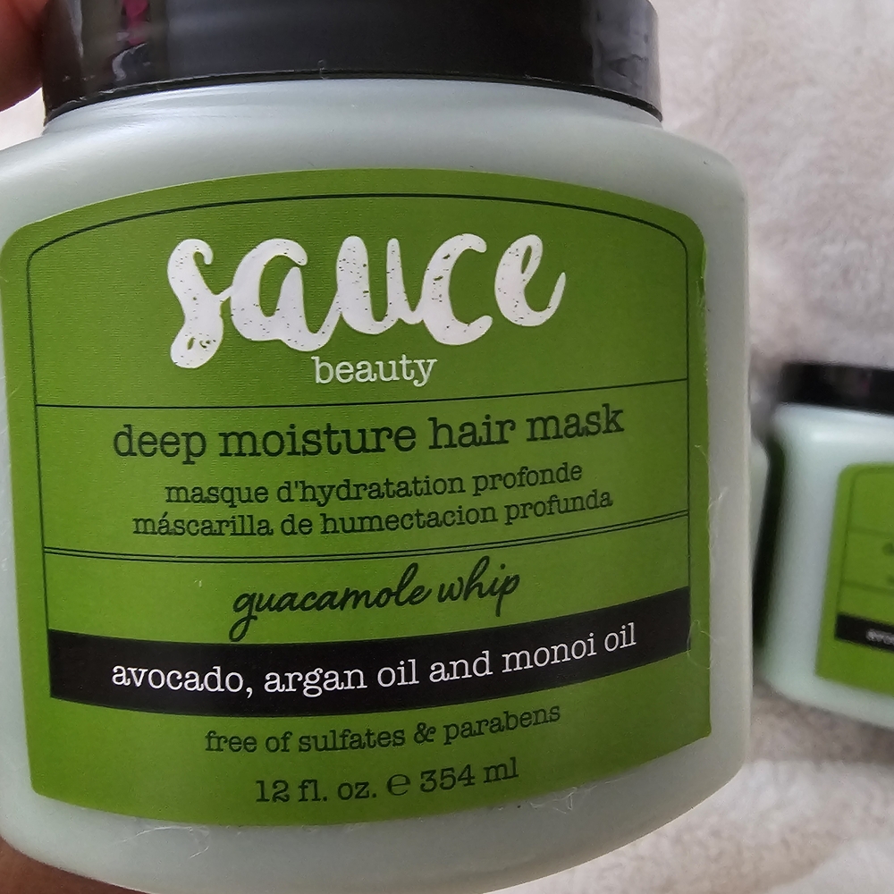 Sauce Beauty Guacamole Whip Deep Moisture Hair Mask — Green
